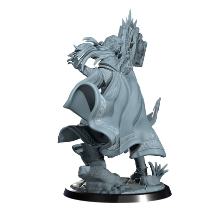 Lyriana Dawnbringer, Aasimar Cleric | Dungeons and Damsels | Cosmondo | 28mm, 32mm, 75mm | Dungeons & Dragons | TTRPG | RPG | Resin