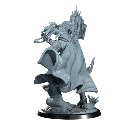 Lyriana Dawnbringer, Aasimar Cleric | Dungeons and Damsels | Cosmondo | 28mm, 32mm, 75mm | Dungeons & Dragons | TTRPG | RPG | Resin