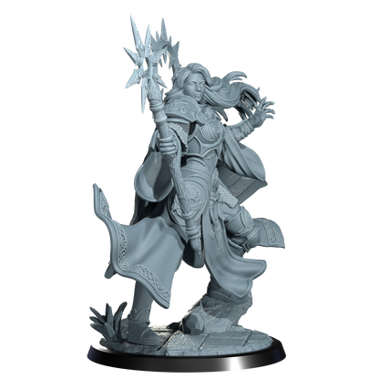 Lyriana Dawnbringer, Aasimar Cleric | Dungeons and Damsels | Cosmondo | 28mm, 32mm, 75mm | Dungeons & Dragons | TTRPG | RPG | Resin