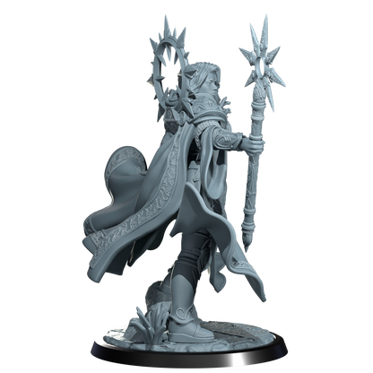 Lyriana Dawnbringer, Aasimar Cleric | Dungeons and Damsels | Cosmondo | 28mm, 32mm, 75mm | Dungeons & Dragons | TTRPG | RPG | Resin