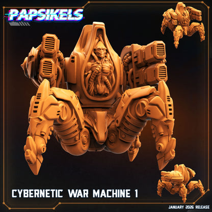 StarCraft Inspired Cybernetic War Machine Papsikels Resin Miniature