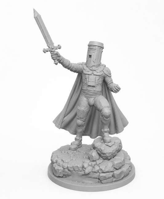 Count Binface Resin Printed TTRPG Fantasy Miniature
