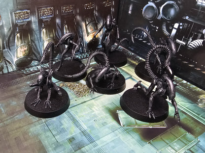Aliens Xenomorph Drones Resin Miniatures Papsikels