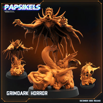 Grimdark Horror Miniature Dark Fantasy Eldritch Monster Resin Figure Papsikels DnD Pathfinder Boss