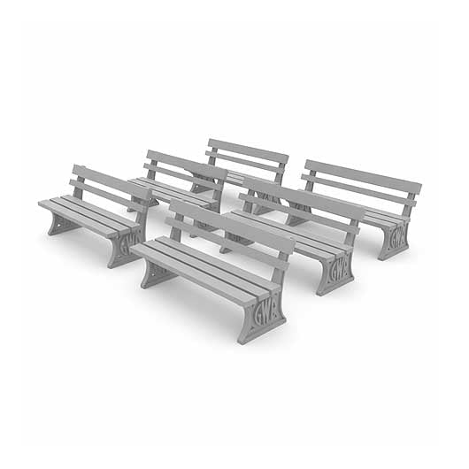 OO Scale | Ready to Paint | Great Western Railway (GWR) Bench