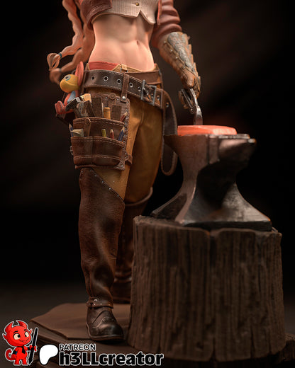 Gemma from Monster Hunter - Wilds (fan art) | Miniature scale 1:12 | h3LL Creator | DIY Model Kit