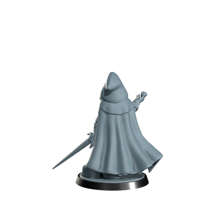 Ryn the Ghostwalker, Halfing Rogue | Dungeons and Damsels | Cosmondo | 28mm, 32mm, 75mm | Dungeons & Dragons | TTRPG | RPG | Resin
