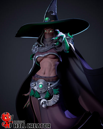 Hecate from Hades 2 (fan art) | Full Model or Bust | Miniature scale 1:12 | h3LL Creator | DIY Model Kit