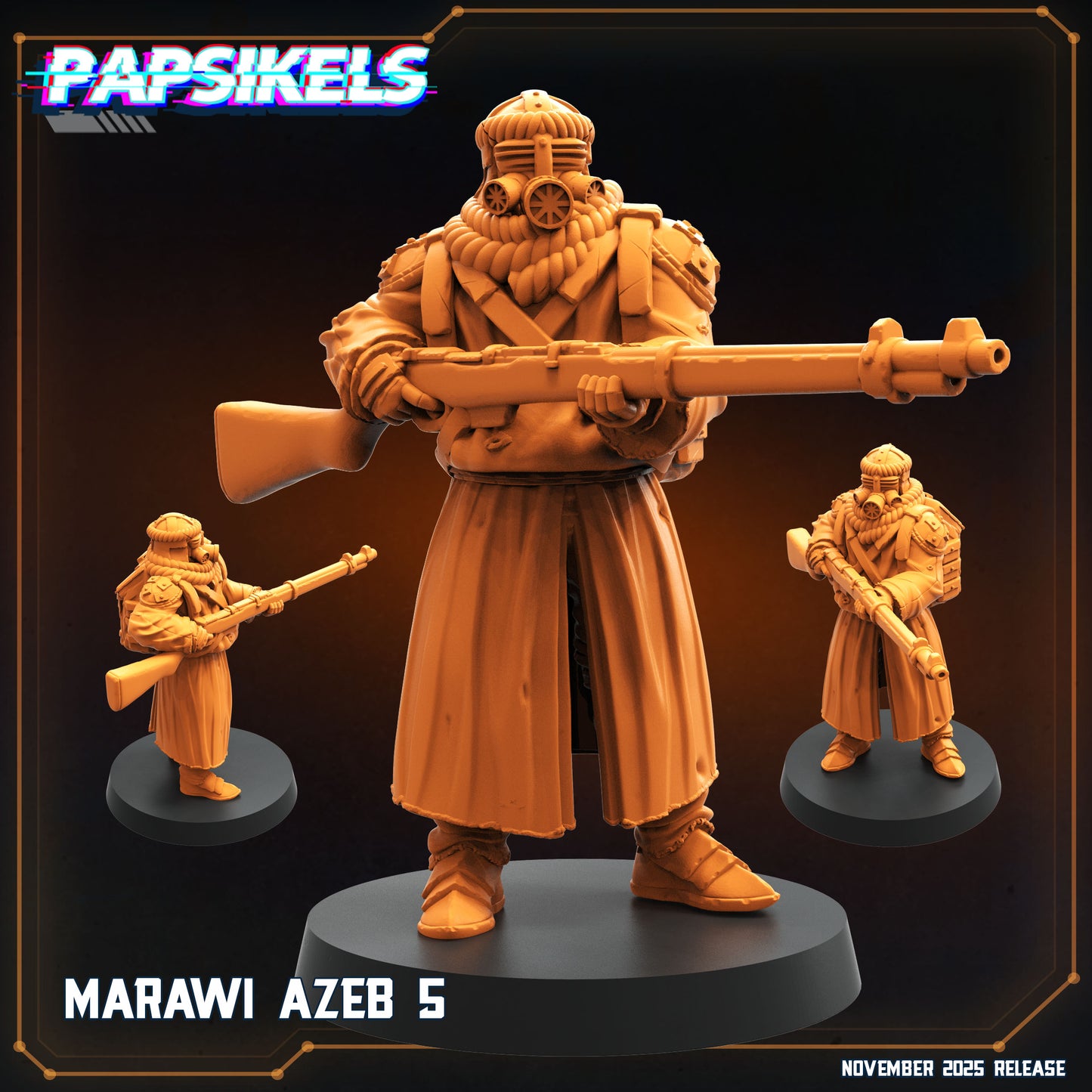 Marawi Azebs Trench Crusade Miniatures Papsikels Resin Figures