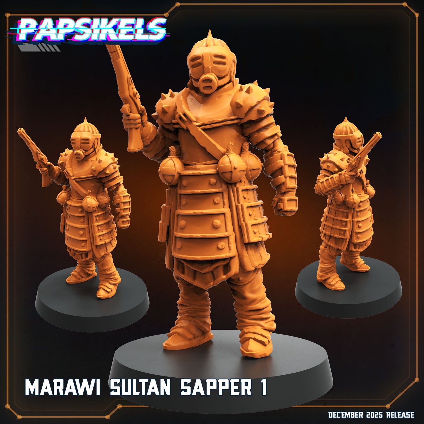 Marawi Sultan Sappers Trench Crusade Proxy Miniatures Papsikels