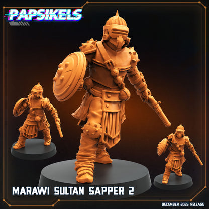 Marawi Sultan Sappers Trench Crusade Proxy Miniatures Papsikels
