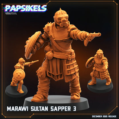 Marawi Sultan Sappers Trench Crusade Proxy Miniatures Papsikels