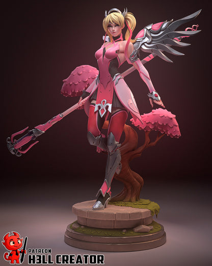 Mercy from Overwatch (fan art) | Full Model or Bust | Miniature scale 1:12 | h3LL Creator | DIY Model Kit