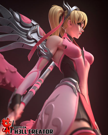 Mercy from Overwatch (fan art) | Full Model or Bust | Miniature scale 1:12 | h3LL Creator | DIY Model Kit