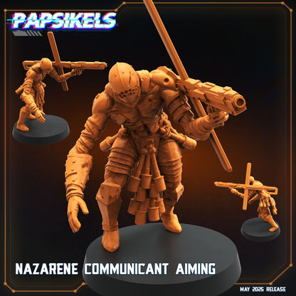 Nazarene Communicant | Trench Crusade | Papsikels Fantasy, Resin Miniature - Tabletop miniature - Fantasy Miniature - 32mm