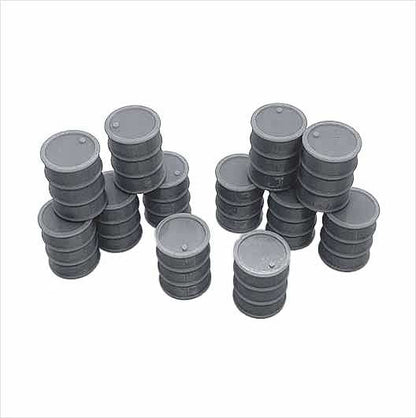 O Scale Ready to Paint 45-Gallon Oil Drum (12 pack)