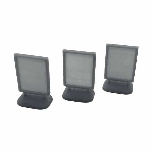 OO Scale Ready to Paint Pavement Sign (3 pack)