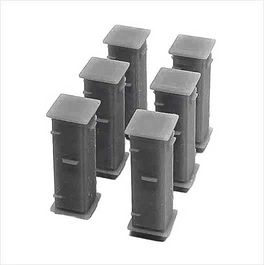OO Scale Ready to Paint Lineside Relay Cabinet - Slim (6 pack)