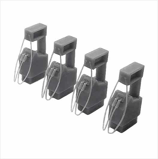 O Scale Ready to Paint 1980s Petrol Pump (4 pack)
