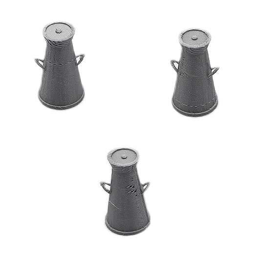 OO Scale | Pre-Coloured | Milk Churn (17 Gallon)