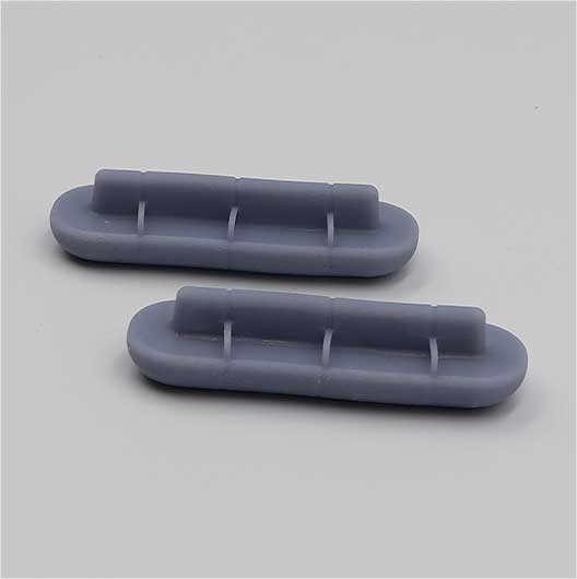 OO Scale Ready to Paint Civic Concrete Seating - Group of 8 (2 pack)
