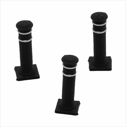 OO Scale | Pre-Coloured | Pedestrian Bollards