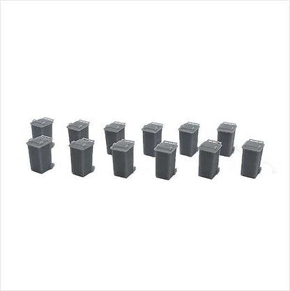 OO Scale Ready to Paint Wheelie Bin - Style 2