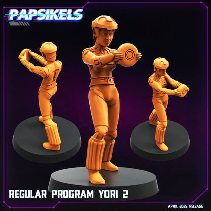 Cyberpunk, TRON set  Papsikels, 32mm Mini
