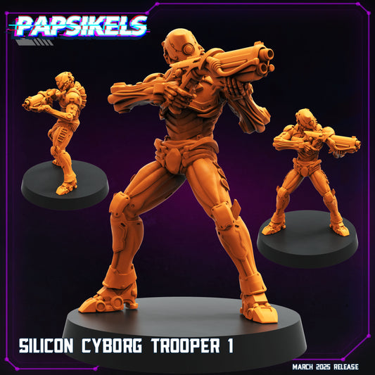 Cyberpunk, Silicon Cyborg Troopers - Blame Anime, Papsikels, 32mm Mini