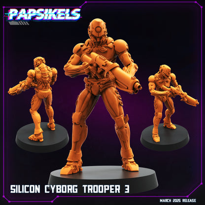 Cyberpunk, Silicon Cyborg Troopers - Blame Anime, Papsikels, 32mm Mini