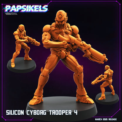 Cyberpunk, Silicon Cyborg Troopers - Blame Anime, Papsikels, 32mm Mini