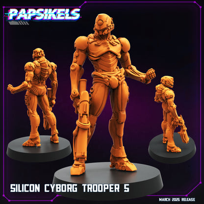 Cyberpunk, Silicon Cyborg Troopers - Blame Anime, Papsikels, 32mm Mini