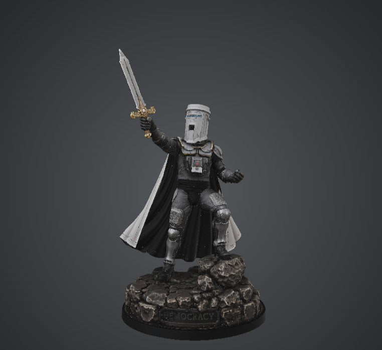 Count Binface Resin Printed TTRPG Fantasy Miniature
