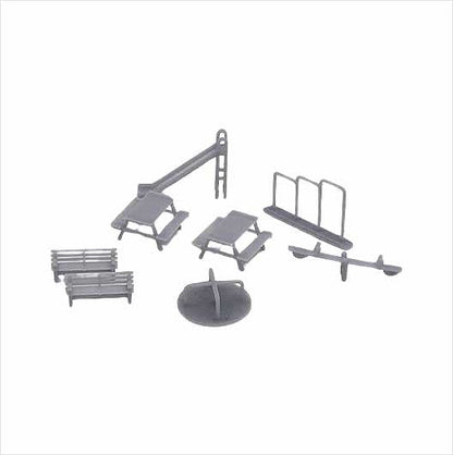 OO Scale | Ready to Paint | Playground Set (10 pack)