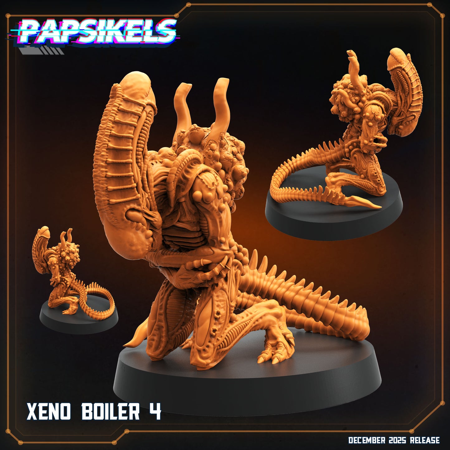 Xeno Boilers | Fireteam Elite Inspired | Papsikels | Hive Wars | 28mm or 32mm Scale | Resin Miniatures