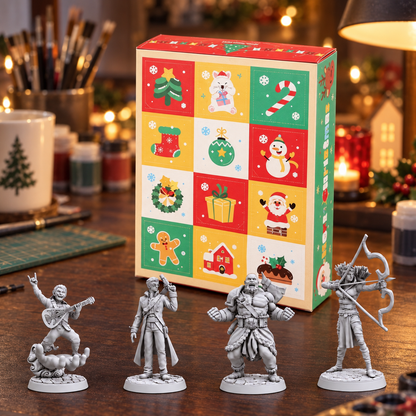 12 Day Resin Miniature Advent Calendar