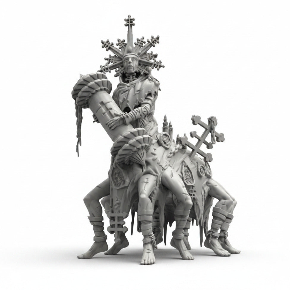Trench Crusade Marinduque Scripture Guardian Proxy Miniature Papsikels Resin Figure