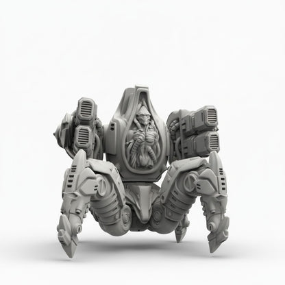 StarCraft Inspired Cybernetic War Machine Papsikels Resin Miniature