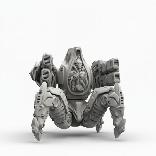 StarCraft Inspired Cybernetic War Machine Papsikels Resin Miniature