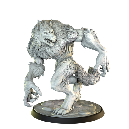 The Werewolf - 75mm Resin Figure, Cosmodo Minis, for RPG, TTRPG and Tabletop