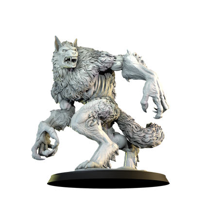 The Werewolf - 75mm Resin Figure, Cosmodo Minis, for RPG, TTRPG and Tabletop