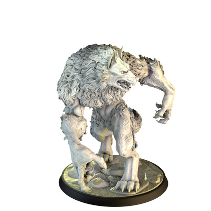 The Werewolf - 75mm Resin Figure, Cosmodo Minis, for RPG, TTRPG and Tabletop