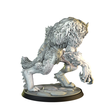 The Werewolf - 75mm Resin Figure, Cosmodo Minis, for RPG, TTRPG and Tabletop