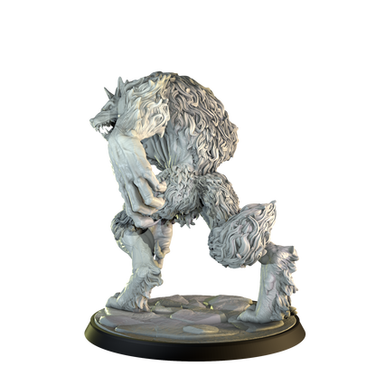 The Werewolf - 75mm Resin Figure, Cosmodo Minis, for RPG, TTRPG and Tabletop