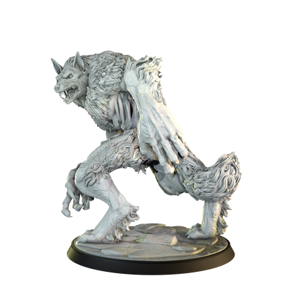 The Werewolf - 75mm Resin Figure, Cosmodo Minis, for RPG, TTRPG and Tabletop