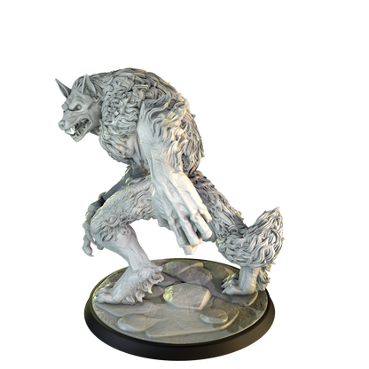 The Werewolf - 75mm Resin Figure, Cosmodo Minis, for RPG, TTRPG and Tabletop