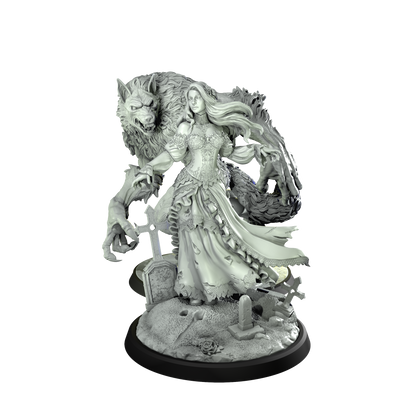 The Werewolf - 75mm Resin Figure, Cosmodo Minis, for RPG, TTRPG and Tabletop
