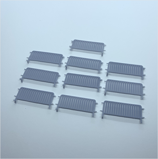 OO Scale Ready to Paint Crowd Barrier (10 pack)