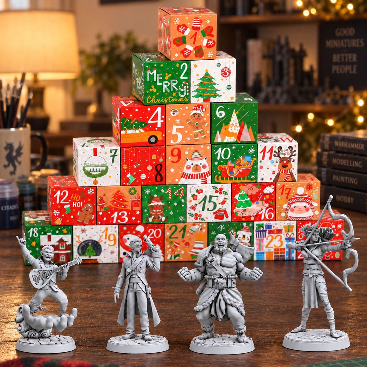 24 Day Resin Miniature Advent Calendar