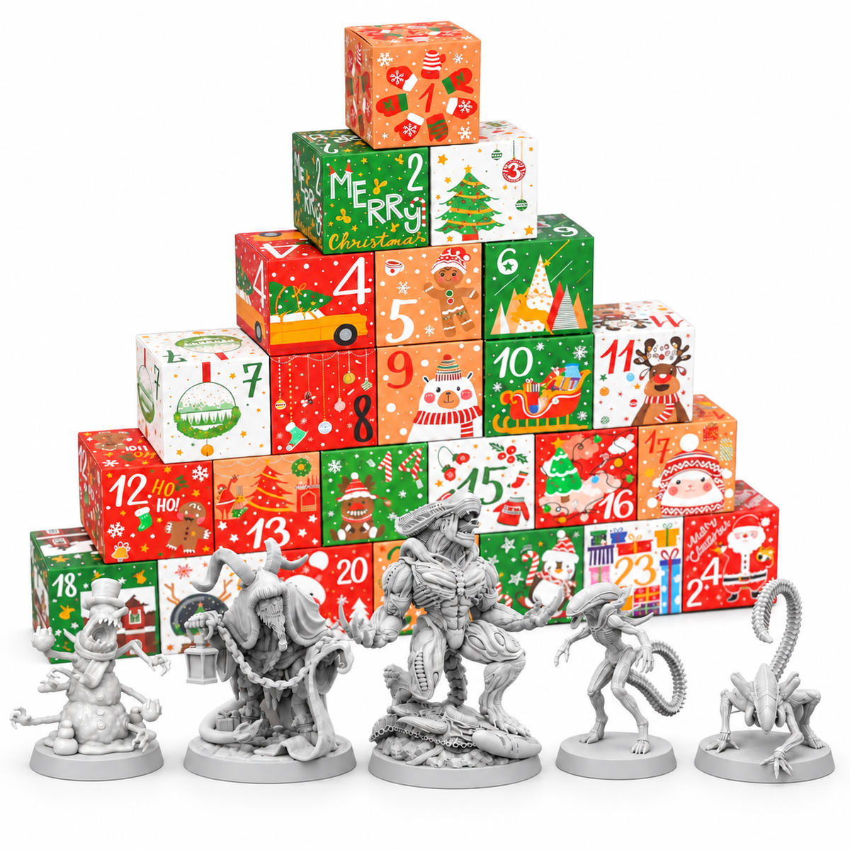 24 Day Resin Miniature Advent Calendar